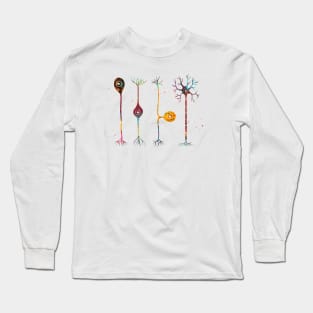 Four types of neurons Long Sleeve T-Shirt